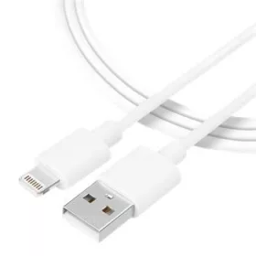 Tactical Smooth Thread kábel, USB-A/Lightning 2m - fehér
