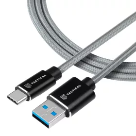   Tactical Fast Rope Aramid kábel USB-A/USB-C 0,3m – Szürke