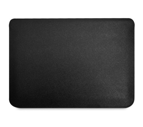 Guess Saffiano Triangle Metal Logo Computer Sleeve 13/14" Black