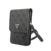 Guess PU 4G Triangle Logo telefon táska – fekete