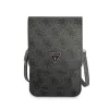 Guess PU 4G Triangle Logo telefon táska – fekete