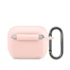 Lacoste Liquid Silicone Glossy Printing Logo AirPods tok – AirPods Pro – Rózsaszín