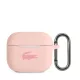 Lacoste Liquid Silicone Glossy Printing Logo AirPods tok – AirPods 3 – Rózsaszín