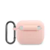 Lacoste Liquid Silicone Glossy Printing Logo AirPods tok – AirPods 3 – Rózsaszín