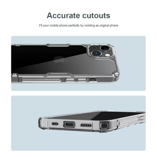 Nillkin Nature TPU PRO tok Apple iPhone 13/14 készülékhez – Átlátszó