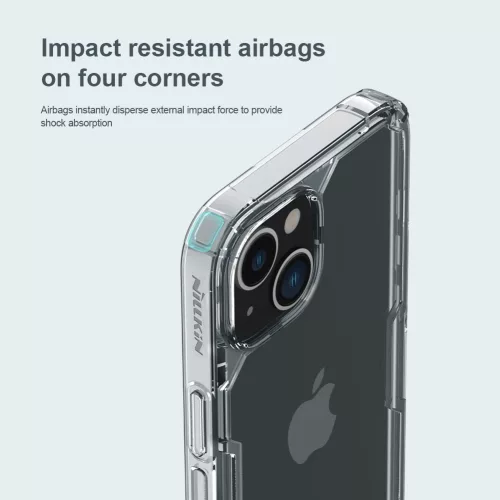 Nillkin Nature TPU PRO tok Apple iPhone 13/14 készülékhez – Átlátszó