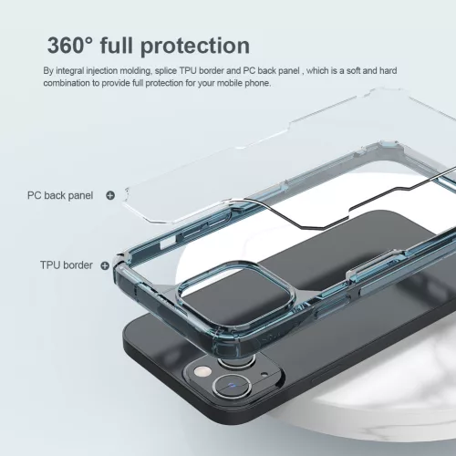Nillkin Nature TPU PRO tok Apple iPhone 13/14 készülékhez – Átlátszó