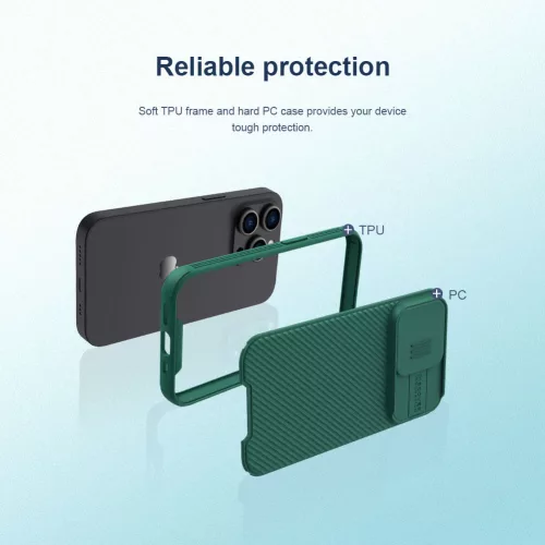 Nillkin CamShield PRO tok Apple iPhone 14 Pro Max készülékhez – Fekete