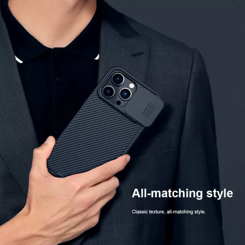 Nillkin CamShield PRO tok Apple iPhone 14 Pro Max készülékhez – Fekete