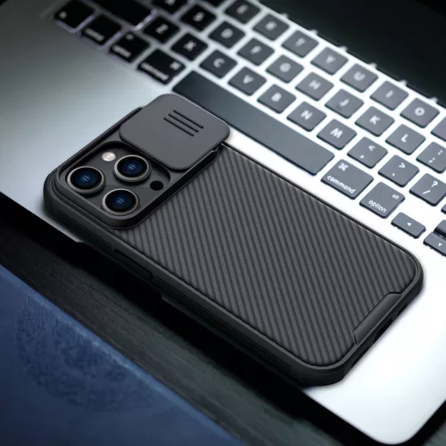 Nillkin CamShield PRO tok Apple iPhone 14 Pro Max készülékhez – Fekete