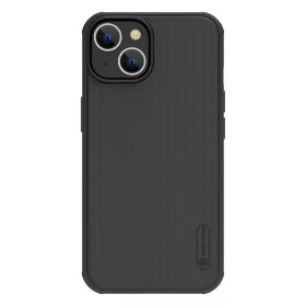   Nillkin Super Frosted PRO tok Apple iPhone 13/14 készülékhez – Fekete (logó nélkül)