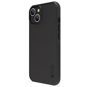   Nillkin Super Frosted PRO tok Apple iPhone 13/14 készülékhez – Fekete (logó nélkül)