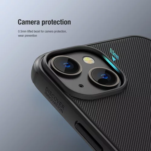 Nillkin Super Frosted PRO Magnetic tok Apple iPhone 13/14 készülékhez – Fekete