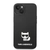 Karl Lagerfeld Liquid Silicone Choupette iPhone 14 Plus tok – fekete
