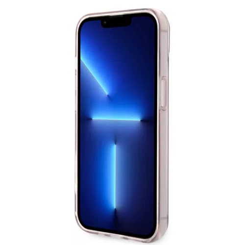 Karl Lagerfeld Choupette Logo iPhone 14 Plus tok – rózsaszín