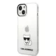 Karl Lagerfeld Choupette Logo iPhone 14 Plus tok – átlátszó