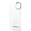Karl Lagerfeld Choupette Logo iPhone 14 Plus tok – átlátszó
