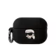 Karl Lagerfeld 3D Logo NFT Karl Head Silicone tok, Airpods Pro 2 - fekete