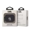 Karl Lagerfeld 3D Logo NFT Karl Head Silicone tok, Airpods Pro 2 - fekete