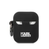 Karl Lagerfeld 3D Logo NFT Choupette Head Silicone tok, Airpods 1/2 - fekete