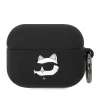 Karl Lagerfeld 3D Logo NFT Choupette Head Silicone tok, Airpods Pro - fekete