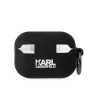 Karl Lagerfeld 3D Logo NFT Choupette Head Silicone tok, Airpods Pro 2 - fekete