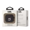 Karl Lagerfeld 3D Logo NFT Choupette Head Silicone tok, Airpods 3 - fekete