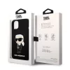 Karl Lagerfeld Liquid Silicone Ikonik NFT tok, iPhone 14 Plus - fekete