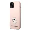 Karl Lagerfeld Liquid Silicone Choupette NFT iPhone 14 Plus tok – rózsaszín