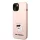Karl Lagerfeld Liquid Silicone Choupette NFT iPhone 14 Plus tok – rózsaszín