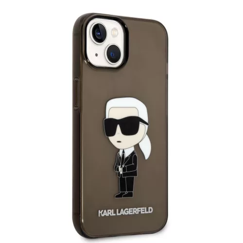 Karl Lagerfeld IML Ikonik NFT iPhone 14 Plus tok – fekete