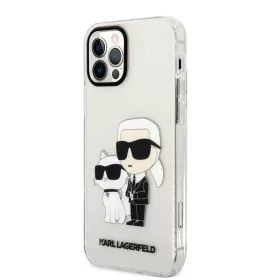   Karl Lagerfeld IML Glitter Karl and Choupette NFT iPhone 12/12 Pro tok – átlátszó