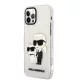 Karl Lagerfeld IML Glitter Karl and Choupette NFT iPhone 12/12 Pro tok – átlátszó