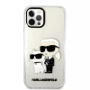 Karl Lagerfeld IML Glitter Karl and Choupette NFT iPhone 12/12 Pro tok – átlátszó