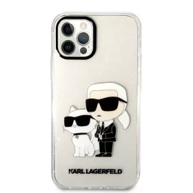   Karl Lagerfeld IML Glitter Karl and Choupette NFT iPhone 12/12 Pro tok – átlátszó