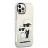 Karl Lagerfeld IML Glitter Karl and Choupette NFT iPhone 12/12 Pro tok – átlátszó