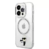 Karl Lagerfeld IML Karl and Choupette MagSafe tok, iPhone 15 Transparent