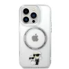 Karl Lagerfeld IML Karl and Choupette MagSafe tok, iPhone 15 Transparent