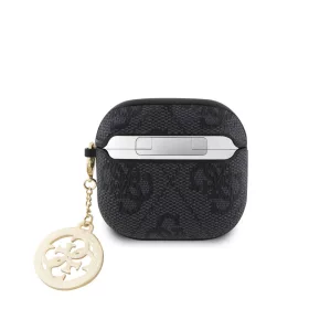 Guess 4G Script PC/PU Charm tok, AirPods Pro 2 - fekete