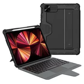   Nillkin Bumper Combo Keyboard tok – Apple iPad Air 4/5/10.9 2020/11 2024/2025/Pro 11 (2020/2021/2022) – fekete