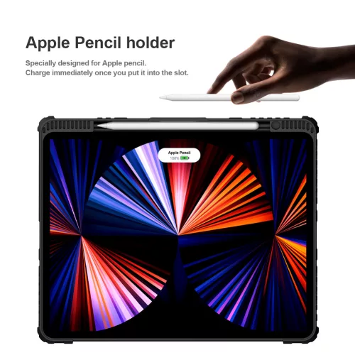 Nillkin Bumper Combo Keyboard tok – Apple iPad Pro 12.9 2020/2021/2022/ Air 13 (2024/2025) – fekete