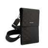 Karl Lagerfeld Saffiano Monogram Wallet Phone Bag Black - fekete