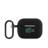 Lacoste Liquid Silicone Croc Logo tok, AirPods Pro - fekete