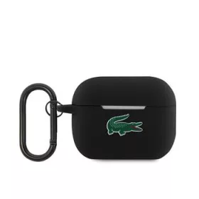 Lacoste Liquid Silicone Croc Logo tok, AirPods Pro - fekete