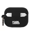 Karl Lagerfeld 3D Logo NFT Karl and Choupette Silikonové tok, AirPods Pro - fekete