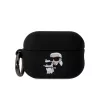 Karl Lagerfeld 3D Logo NFT Karl and Choupette Silicone tok, Airpods Pro 2 - fekete - 
