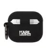 Karl Lagerfeld 3D Logo NFT Karl and Choupette Silicone tok, Airpods 3 - fekete