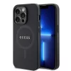 Guess PU Saffiano MagSafe tok, iPhone 15 Pro Max - fekete