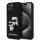 Karl Lagerfeld 3D Rubber Karl and Choupette tok, iPhone 13 - fekete