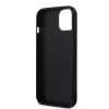 Karl Lagerfeld 3D Rubber Karl and Choupette tok, iPhone 13 - fekete